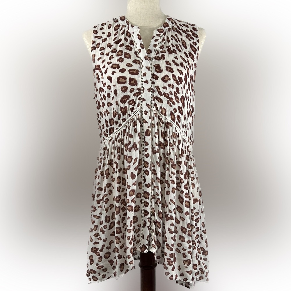 Anthropologie Button Down Tunic